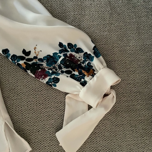 ZARA Floral Print Top - Picture 6 of 7